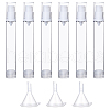 Globleland 6Pcs Plastic Sample Perfume Spray Bottles MRMJ-GL0001-15-1