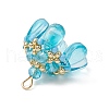 Glass & Seed Beads Pendants PALLOY-MZ00648-5