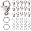 SOFPLATE 304 Stainless Steel Lobster Claw Clasps STAS-SP0001-74A-1