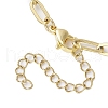Natural Freshwater Pearl & Electroplated Shell Pendant Necklaces NJEW-JN05105-5