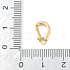 Brass Micro Pave Clear Cubic Zirconia Pendant Bails KK-L219-01G-02-3