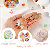 Craftdady 80Pcs 8 Colors Transparent Glass Beads GLAA-CD0001-17-5