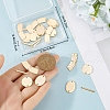 CREATCABIN 24Pcs 4 Styles Brass Connector Charms KK-CN0001-99-3