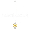Glass Angel Hanging Suncatchers HJEW-JM02853-4