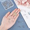 Unicraftale 304 Stainless Steel Leverback Earring Findings STAS-UN0004-53P-2