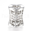 Brass Micro Pave Cubic Zirconia Beads ZIRC-J018-29P-1