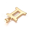 Golden Plated 304 Stainless Steel Pendants X-STAS-L210-06K-G-2