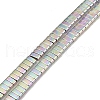 Electroplated Non-magnetic Synthetic Hematite Beads Strands G-G089-A02-13-1