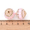 Handmade Resin Indonesia Round Beads IPDL-P005-20KCG-01-3