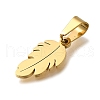 304 Stainless Steel Pendants STAS-H453-19G-2