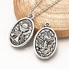 Tibetan Style Alloy Pendants TIBE-Q078-06AS-RS-5