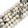 Natural Rainbow Moonstone Beads Strands G-H093-B01-10MM-2