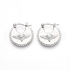 Brass Clip-on Earring for Women KK-T074-59P-1