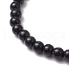 Opaque Acrylic Beads Stretch Bracelets BJEW-JB11605-01-4