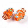 Handmade Lampwork Bumpy Beads LAMP-T022-02A-09-2