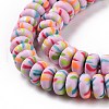 Handmade Polyester Clay Beads Strand CLAY-P001-02B-4