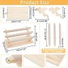 3-Tier Velvet Ring Display Stands RDIS-WH0009-010-2