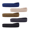   25 Yards 5 Colors Polyester Ribbons SRIB-PH0001-42A-7