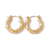 Ion Plating(IP) 304 Stainless Steel Thick Hoop Earrings for Women EJEW-E199-10G-1