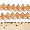 Electroplate Glass Beads Strands EGLA-G038-01A-FR03-4