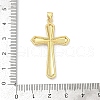 Brass Micro Pave Cubic Zirconia Pendants KK-D317-107G-3
