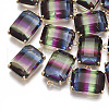 Rainbow Glass Pendants GLAA-S179-03A-1