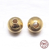 Round 925 Sterling Silver Spacer Beads STER-M103-04-4mm-G-2