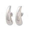 304 Stainless Steel Stud Earrings EJEW-H115-18P-1