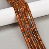 Dyed Natural Agate Beads Strands G-U030-B01-06-1