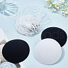 BENECREAT 6Pcs 2 Colors EVA Fabric Pillbox Stewardess Fascinator Hat Base DIY-BC0014-07-5