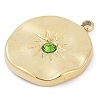 304 Stainless Steel Rhinestone Pendants STAS-L022-477G-02-2