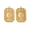 304 Stainless Steel Pendants STAS-V015-54G-1