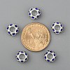 Alloy Rhinestone European Beads CPDL-H999-17-3