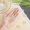 SUPERFINDINGS 50Pcs 2 Colors Brass Pendants KK-FH0002-06-4