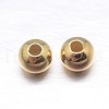 Round 925 Sterling Silver Spacer Beads STER-M103-04-3mm-G-1