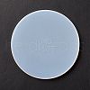 DIY Flat Round Cup Mat Silicone Molds DIY-E036-02-5