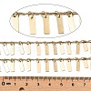 Rack Plating Brass Link Chains CHC-A007-03KCG-2
