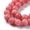 Natural Malaysia Jade Beads Strands G-A146-6mm-B08-5