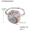 304 Stainless Steel & Cubic Zirconia Finger Rings for Women FS-WG99359-05-2