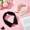 ANATTASOUL 2Pcs 2 Colors Detachable Cloth Lady's Collars DIY-AN0001-16-7