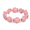 Tortoise Synthetic Turquoise Beads Stretch Bracelets for Women BJEW-JB11692-2