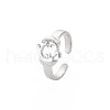 Non-Tarnish 304 Stainless Steel 12 Constellations/Zodiac Signs Open Cuff Ring for Women RJEW-S405-156P-J-3