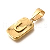 304 Stainless Steel Pendants STAS-S161-01U-G-2