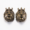 Tibetan Style Alloy Beads PALLOY-F200-08AB-1
