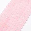 Natural Rose Quartz Beads Strands G-K209-03B-6mm-1