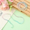 2 Strand Transparent Glass Beads Strands GLAA-YW0001-54-6