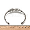 304 Stainless Steel Open Cuff Bangles BJEW-M113-03P-5
