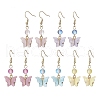 5 Pairs 304 Stainless Steel Butterfly Dangle Earrings EJEW-JE06433-2