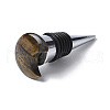 Moon Natural Tiger Eye Wine Stoppers DJEW-P021-D01-3