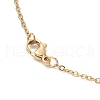 Natural Paua Shell Pendant Necklaces NJEW-JN05141-05-5